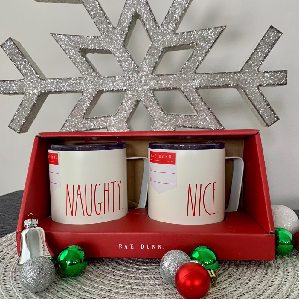 Rae Dunn Christmas Insulated Stainless Steel Mugs